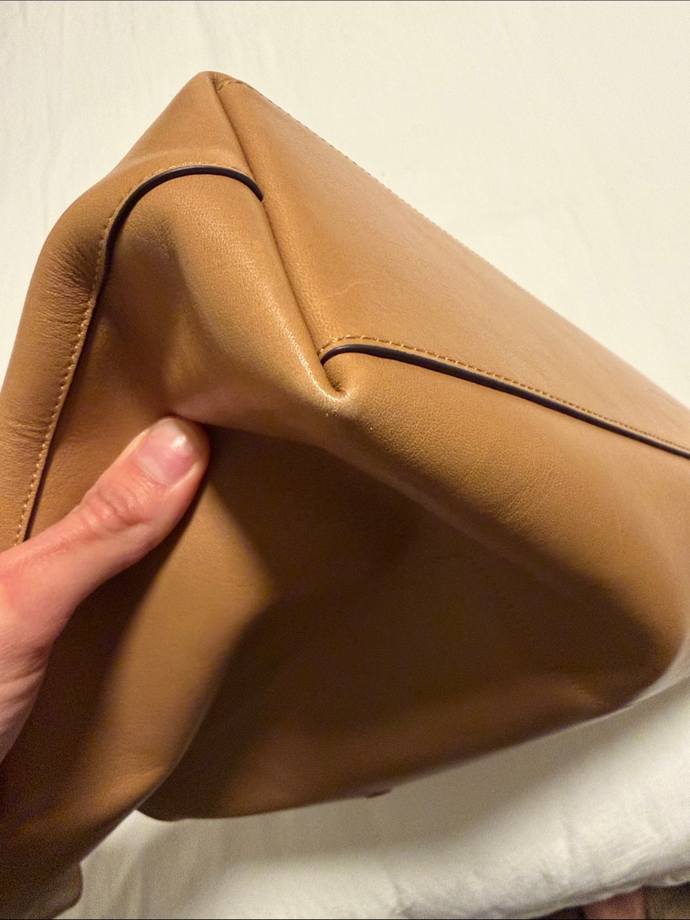 Coach Brooklyn 39 Tan Leather Shoulder Tote - Picture 6 of 16